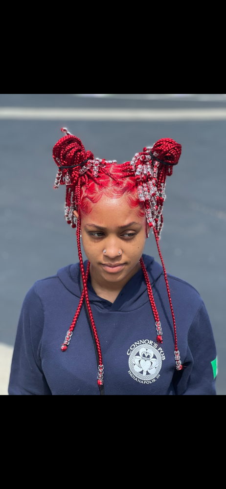 Knotless With Beads