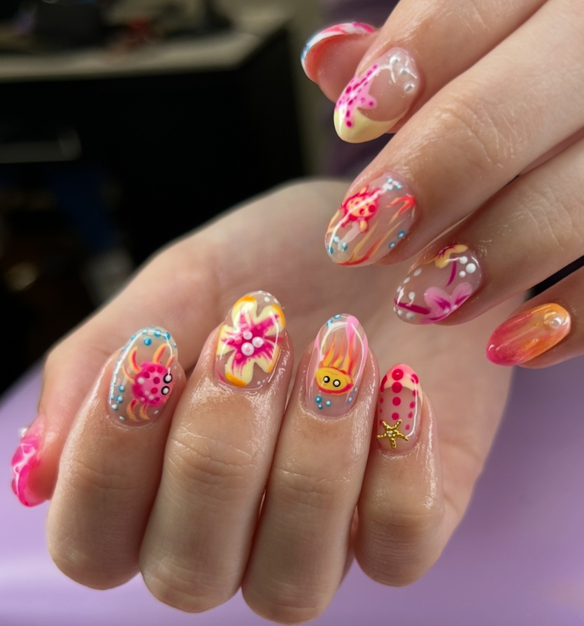 Tier 5 Art at Care’s Nail Bar in Rocky Top, TN
