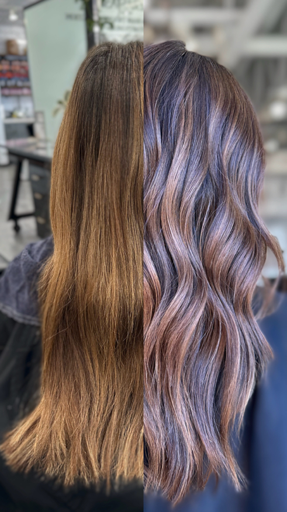 Gloss/toner at Luna & Luxe Salon in San Jose, CA