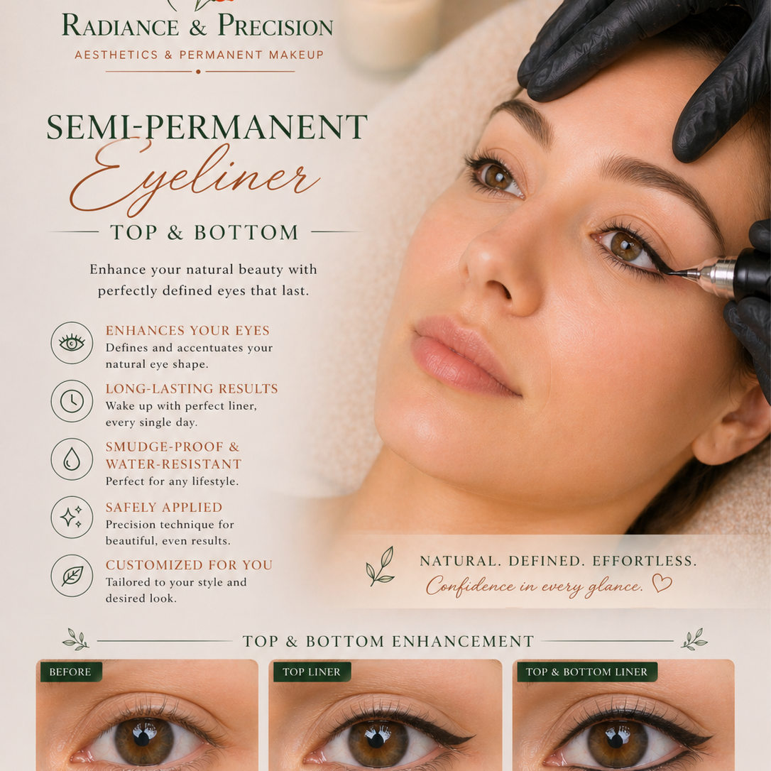 Permanent Eyeliner New (Top) at Radiance & Precision Aesthetics LLC in Fort Myers, FL