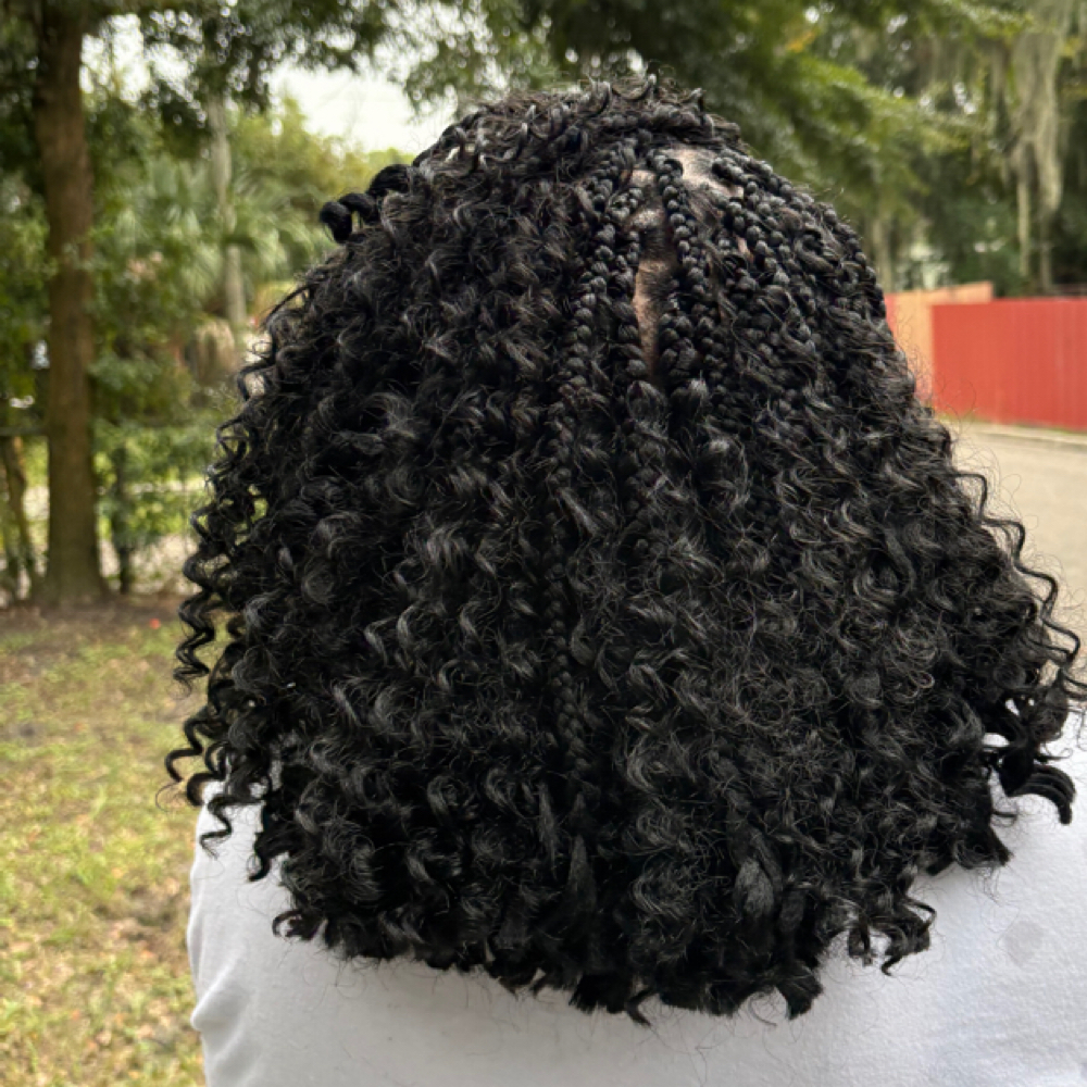 Small Boho Box Braids at Blazedbyniesha in jacksonville, FL
