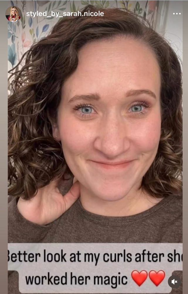 Curly Cut w/Wash, Blowout & Style