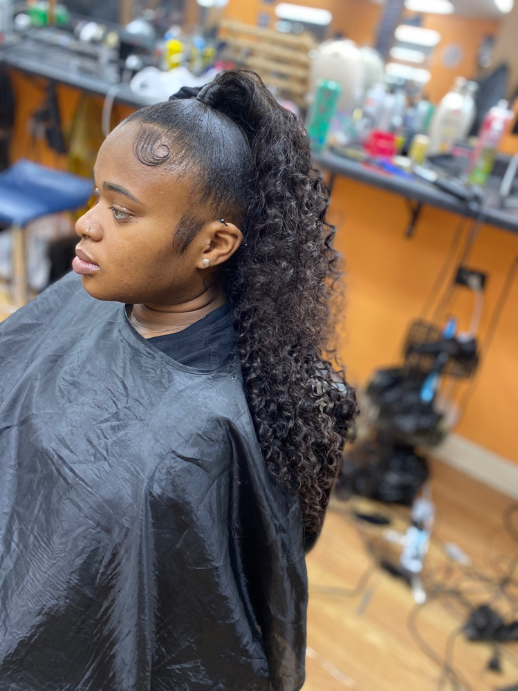 Half Up Half Down With Curls