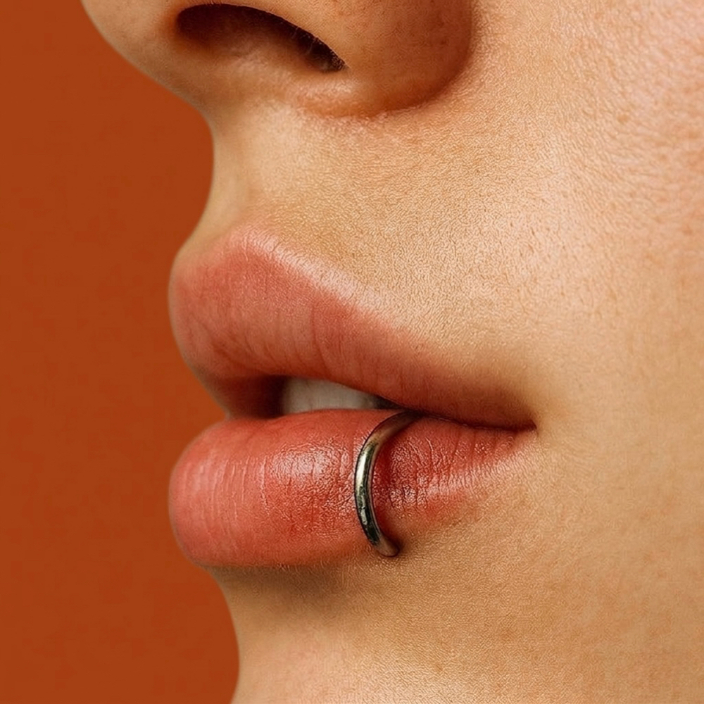 Labret Piercing at Revision Body Art in Covina, CA