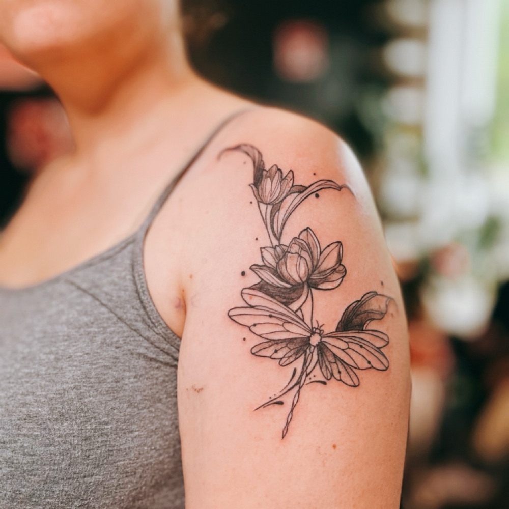 Custom Tattoo Design By Marie at Love Spell Cosmetic Tattoo & Beauty in Willow Grove, PA