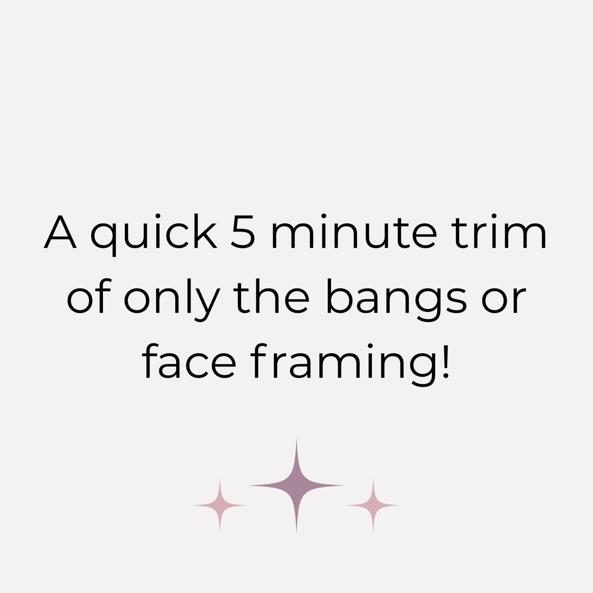 Bang Trim at Looks By Lacie in Connersville, IN