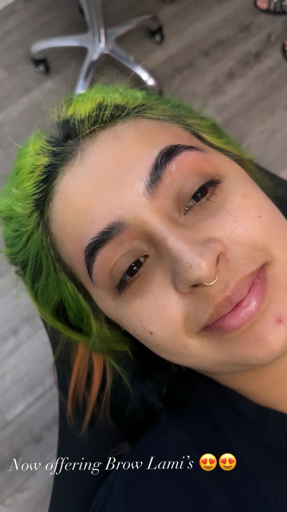 Brow Lamination + Wax + Tint