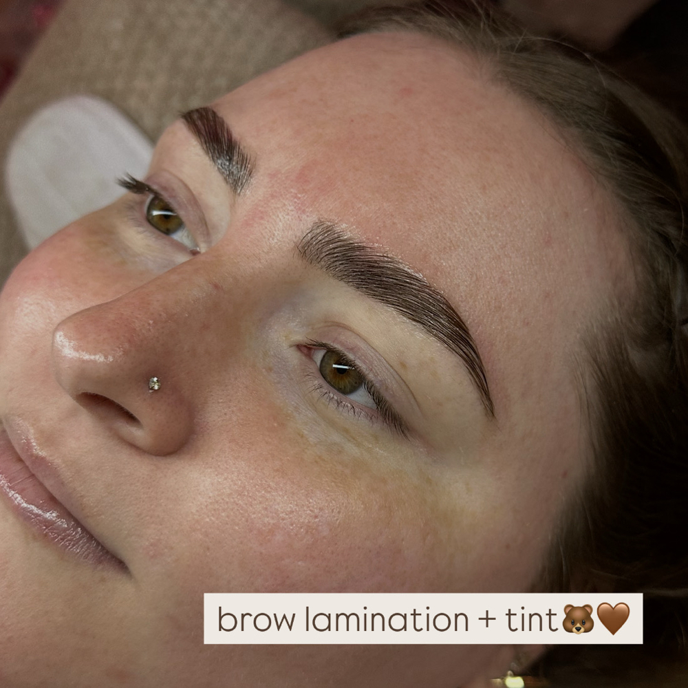Brow Lamination + Tint