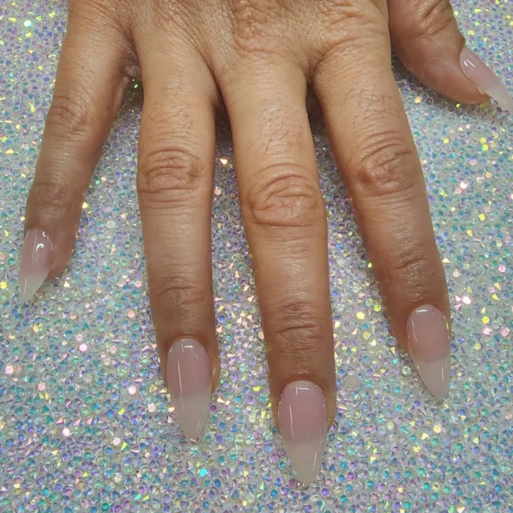 Acrylic Fill W/ Gel Polish at KC Nails & Beauty in Eugene, OR