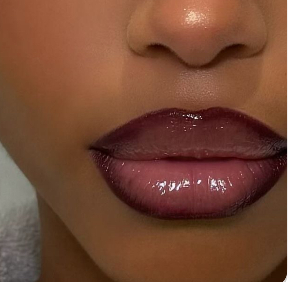 Lip Liner Tattoo