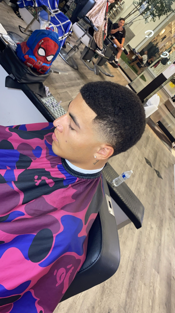 Mens Haircut at Q The Barber in El Cajon, CA