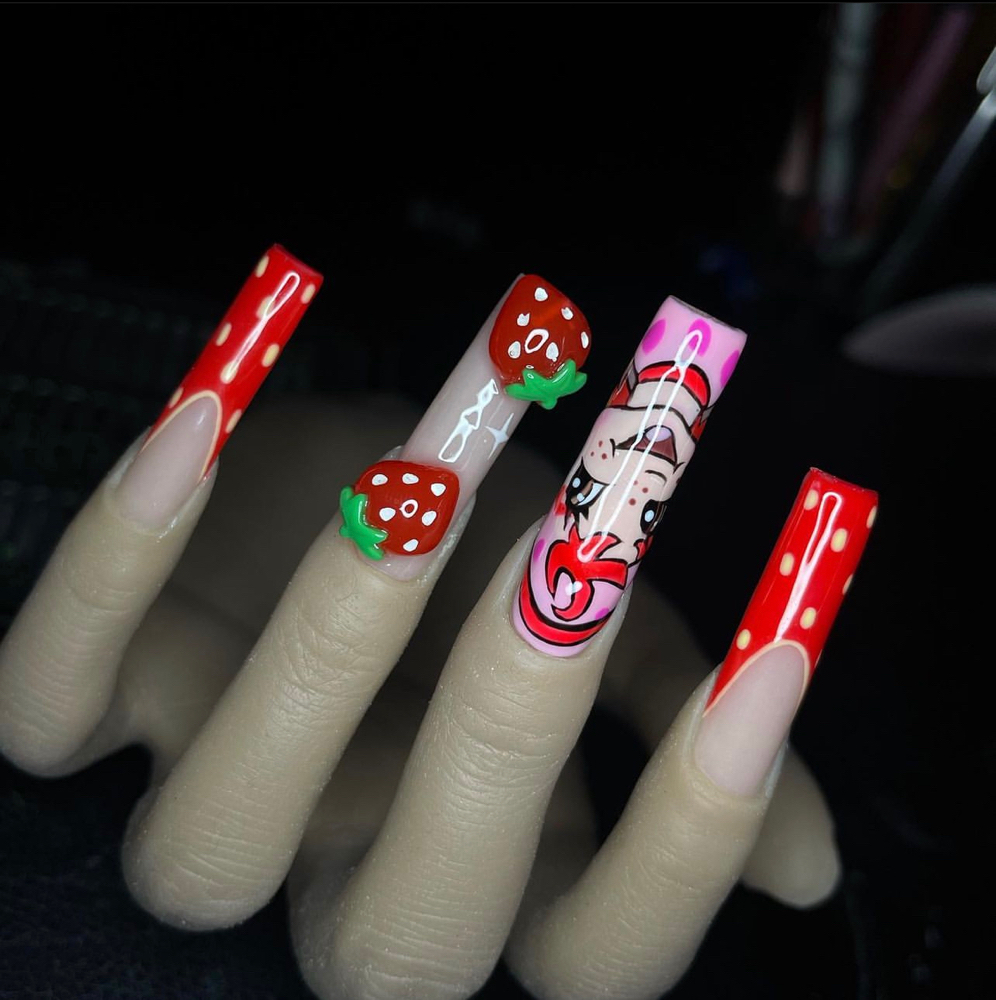 Cartoon Character Nail Art (ONE)