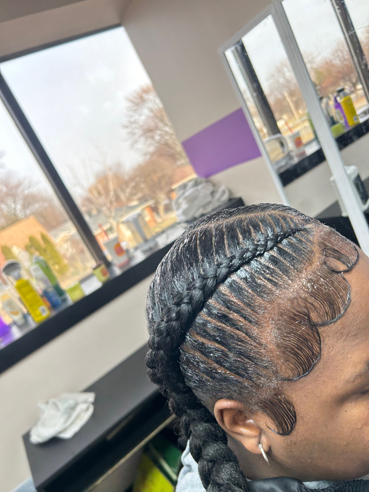 2 Stitch Braids at Grippedbymir in Eastpointe, MI
