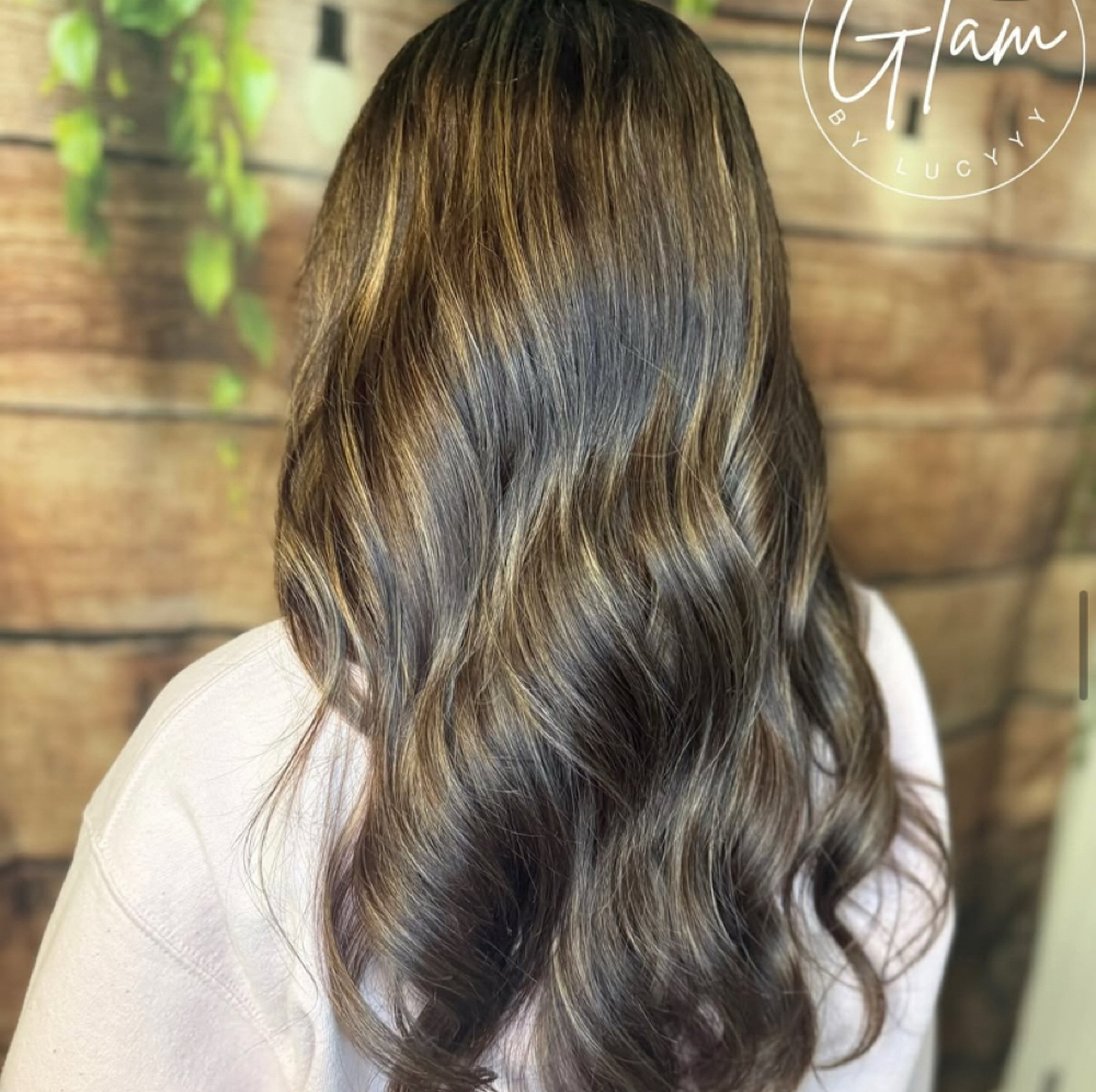 Color Retouch w/ mini highlight at Studio-A-Salon in Medina, OH