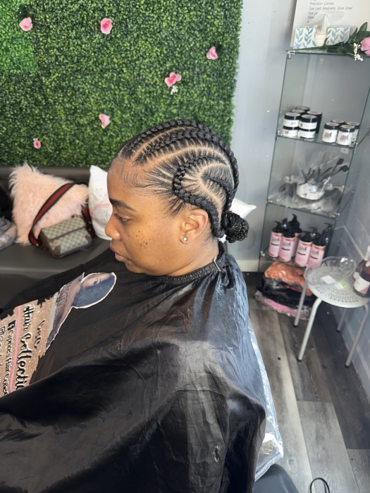 8-12 Stitch Braids at C&C Hair Collection in Palos Hills, IL