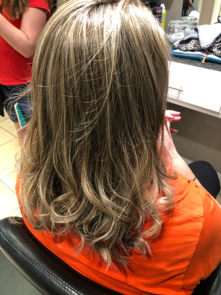 Root Touchup with Partial Highlight