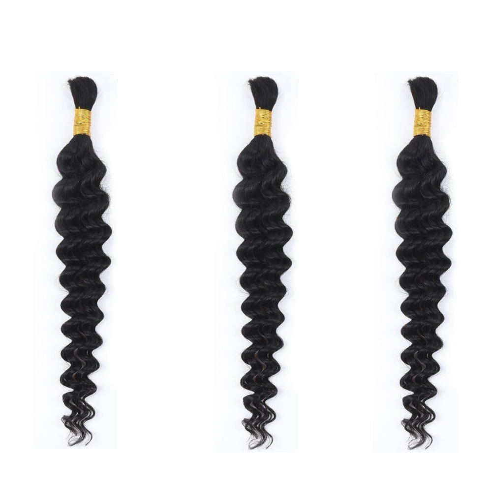 3 Bundles Human Hair (Boho Curls) at Fefes Gift in Wilkinsburg Pa, PA