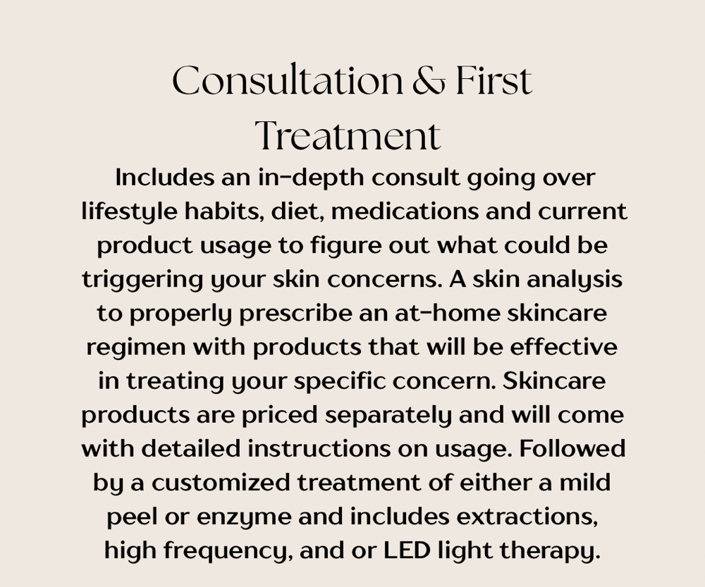 Consultation + First Treatment