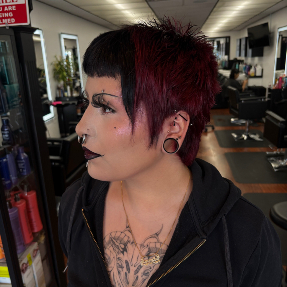 Dry Creative Cut at Ladybug Cuts in Granada Hills, CA