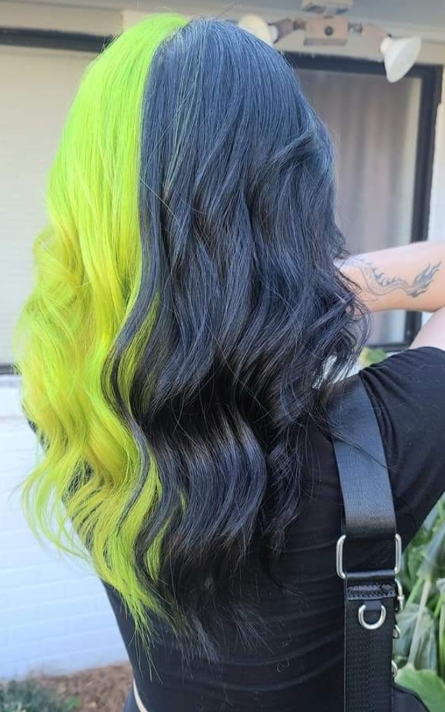 Split Hair Color