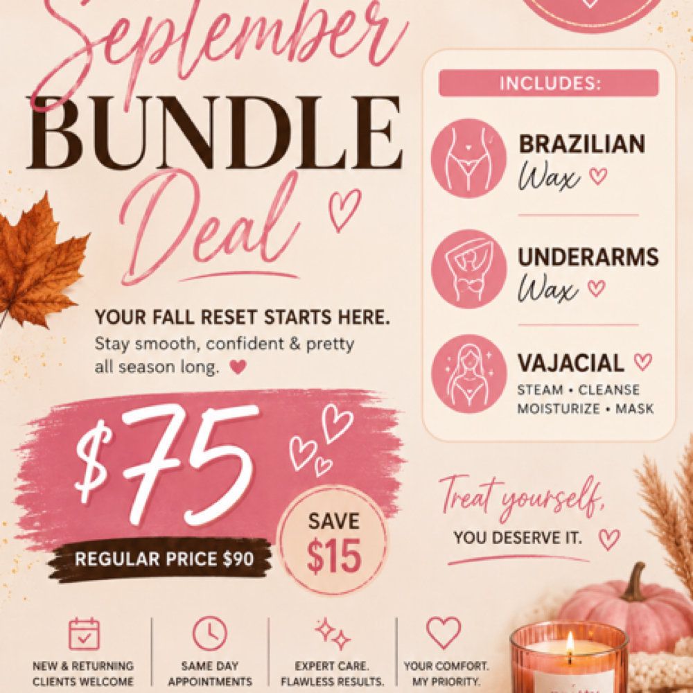 SEPTEMBER DEAL π at Pretty Waxed Skin in Olive Branch, MS