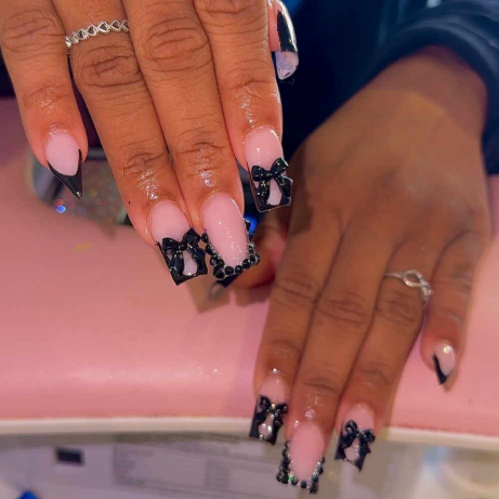 Long Acrylic Fill at Opulence Beauty Bar in Aliquippa, PA