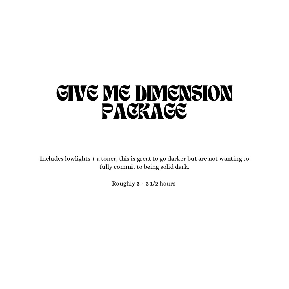 Give Me Dimension
