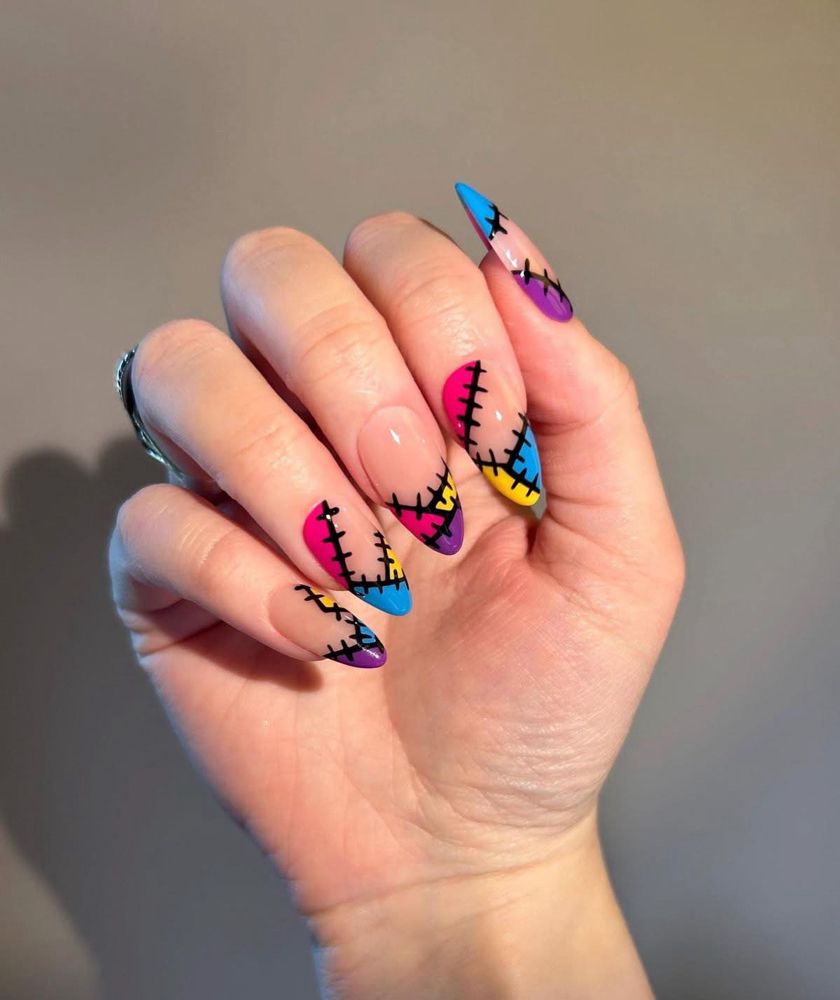 Small and Artist Acrilic Nail Set at Yendi Creations Hair and Nail Artist in El Paso, TX