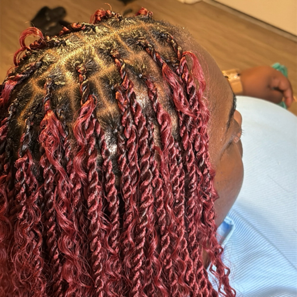Small Island twist - Mid back at Knotless By Mya in union city, GA