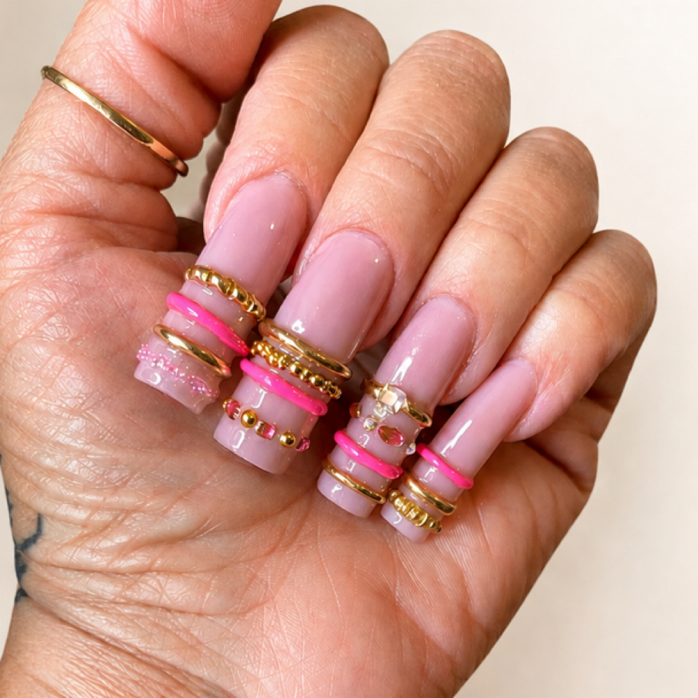 Bling Nail Art $25 at Nydia Ramirez in Tucson, AZ