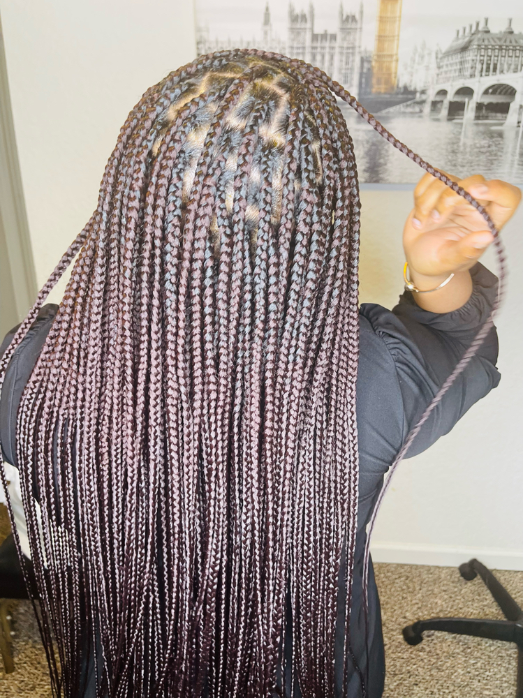 Knotless Box Braids (small) at Royalty Braids And Weave LLC in Melbourne, FL