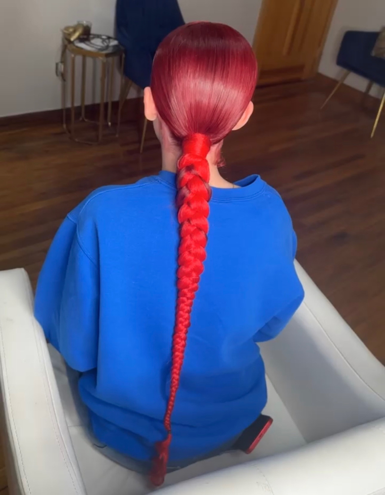 Adult Basic Slick Braided Ponytail