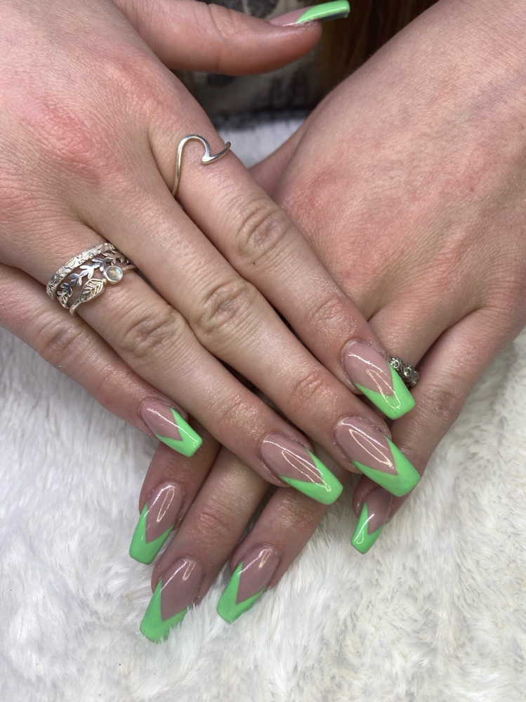 French Tip at Polished Up Nails in Hagerman, ID