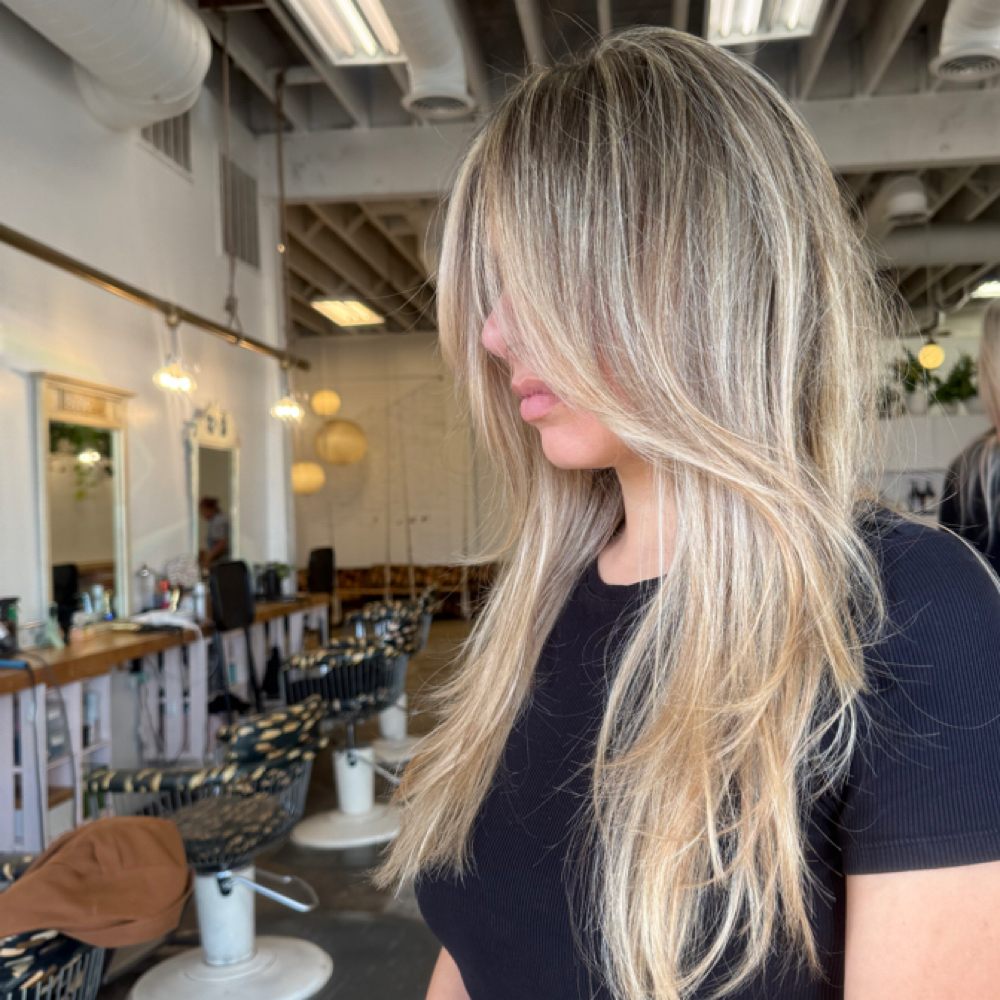 Full Highlights at Ohgypsyhairstylist in San Diego, CA