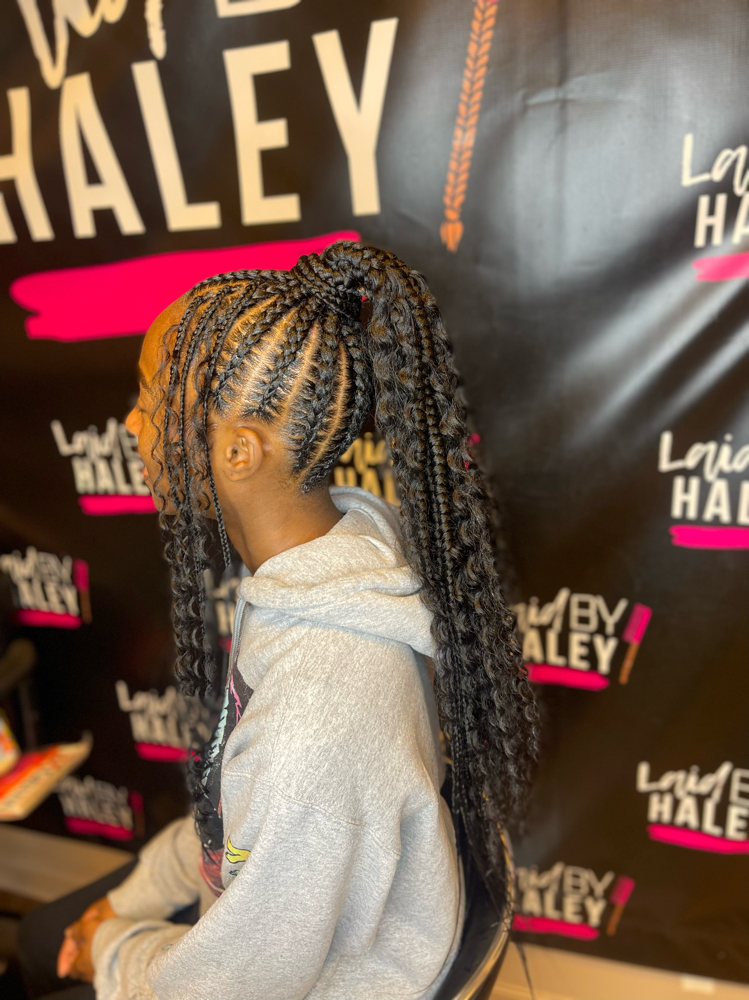 Large Goddess Braid Ponytail