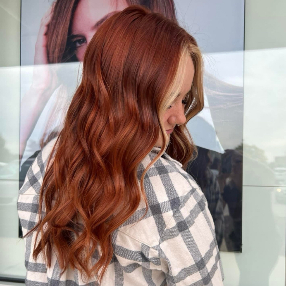 Color Retouch at Lark & Lather Hair Ateleir in West Allis, WI