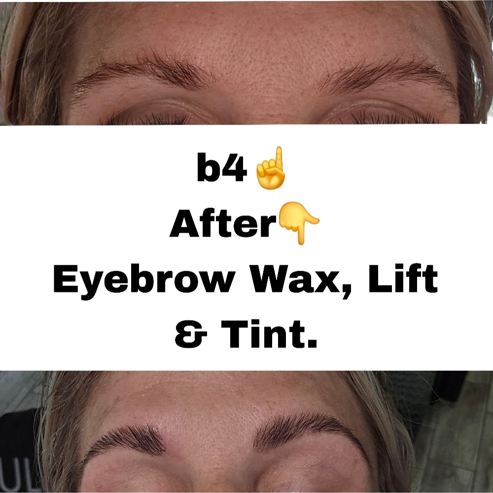 Eyebrow Wax, Lift & Tint at Backroad Beaute' Salon in Clio, MI