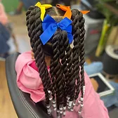 Kids Hair Style (Beads & Bows)