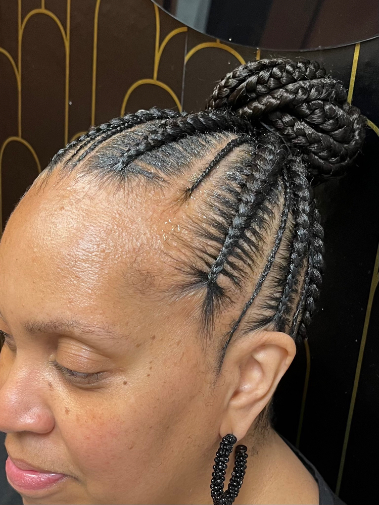 Chunky Braided Ponytail