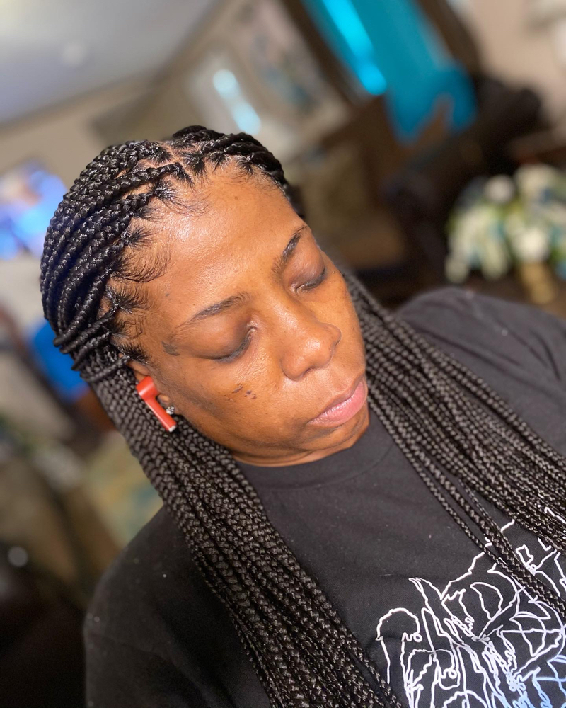 Small Knotless Braids