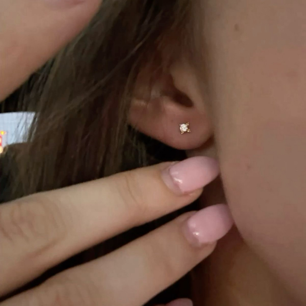 Ear Lobe Piercing (1) at Alyssa Rene Esthetics in Lewiston, ID