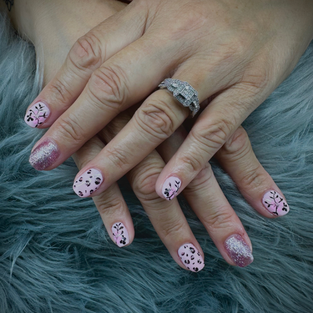 Hard Gel Over Natural Nails at Lyndzee Rice Moonstone Manicures in Eugene, OR