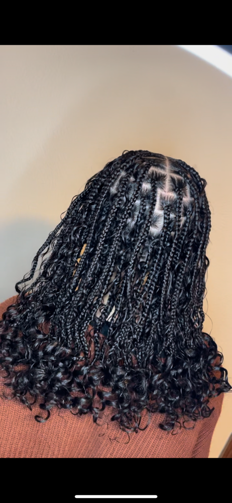 Large Boho Knotless Braids