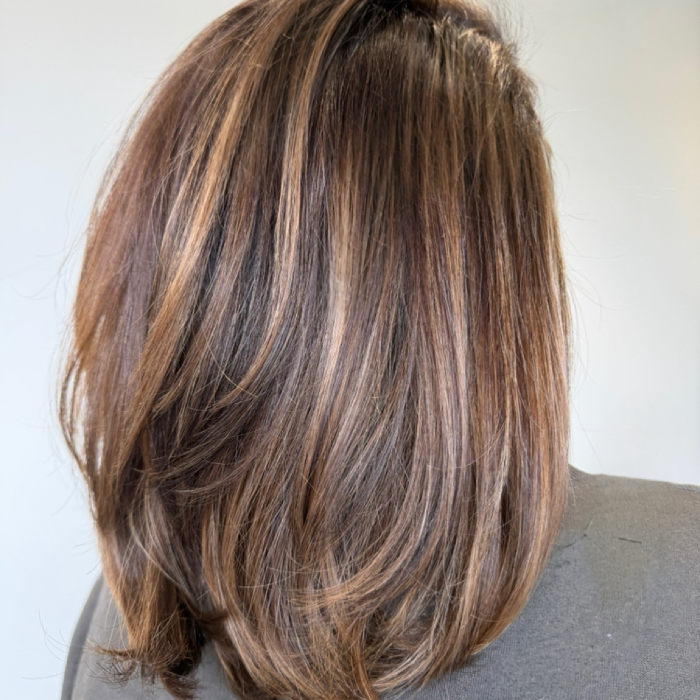 Blowout style at Sydney Merz in Wichita, KS