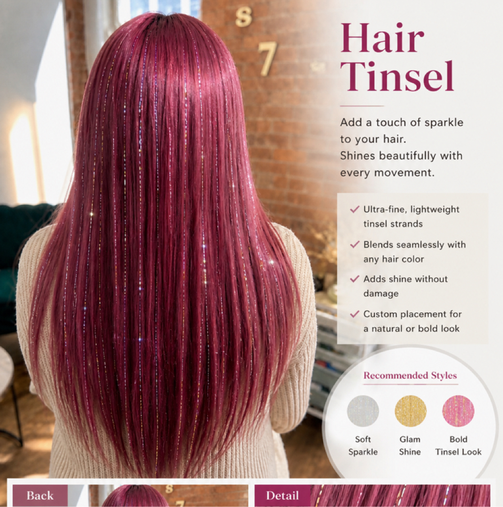 Tinsel at Maison Beauty NYC in Newyork, NY