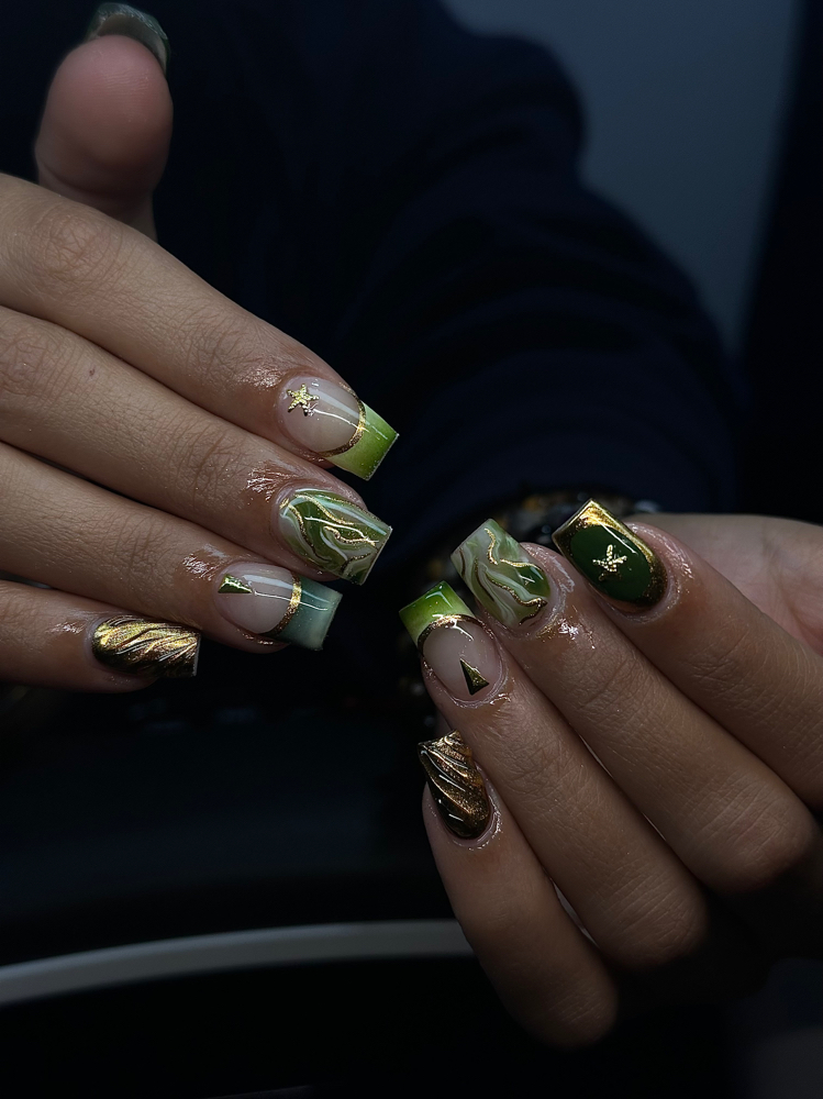 Short Acrylic Full Set