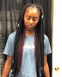 Feed In (half Cornrow Half Knotles)