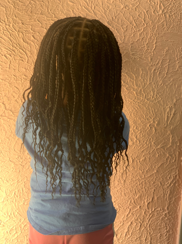 Kids Knotless Box Braids