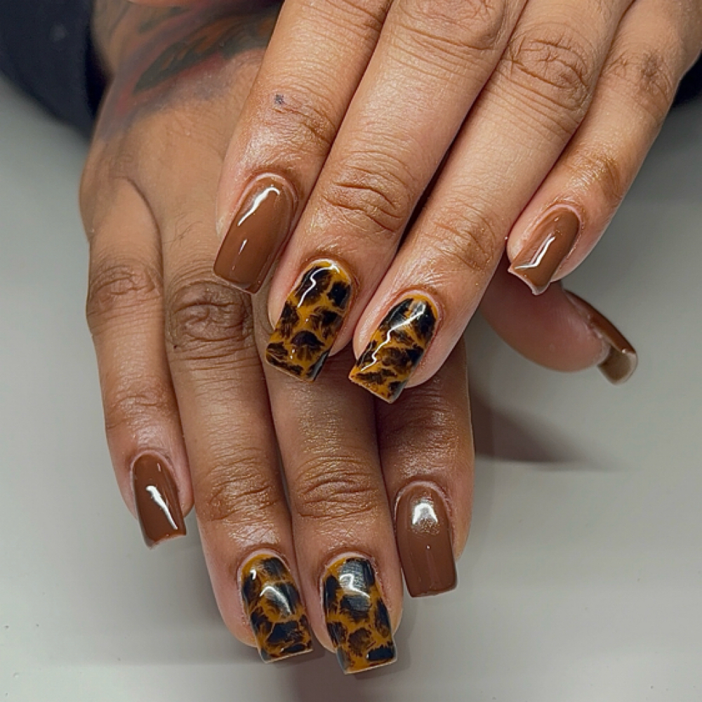 biab gel mani at lyssacrylics in preston, CT