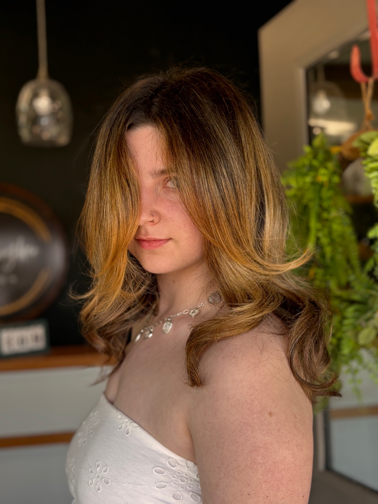Partial AirTouch Balayage at Bailey Simmons Hair in Lima, OH